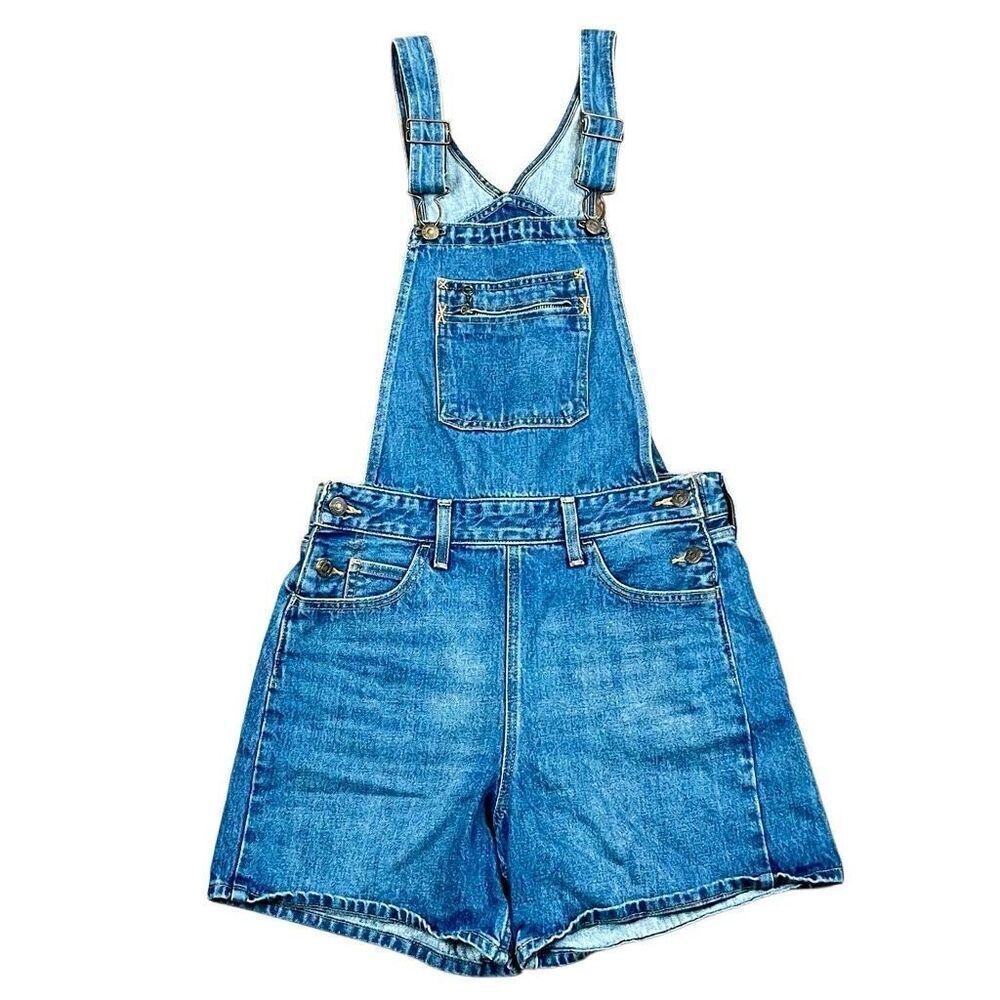 Levi Vintage Short Denim Overalls Small